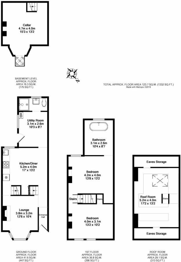 2 Bedrooms Terraced house for sale in Belmont Road, Faversham ME13