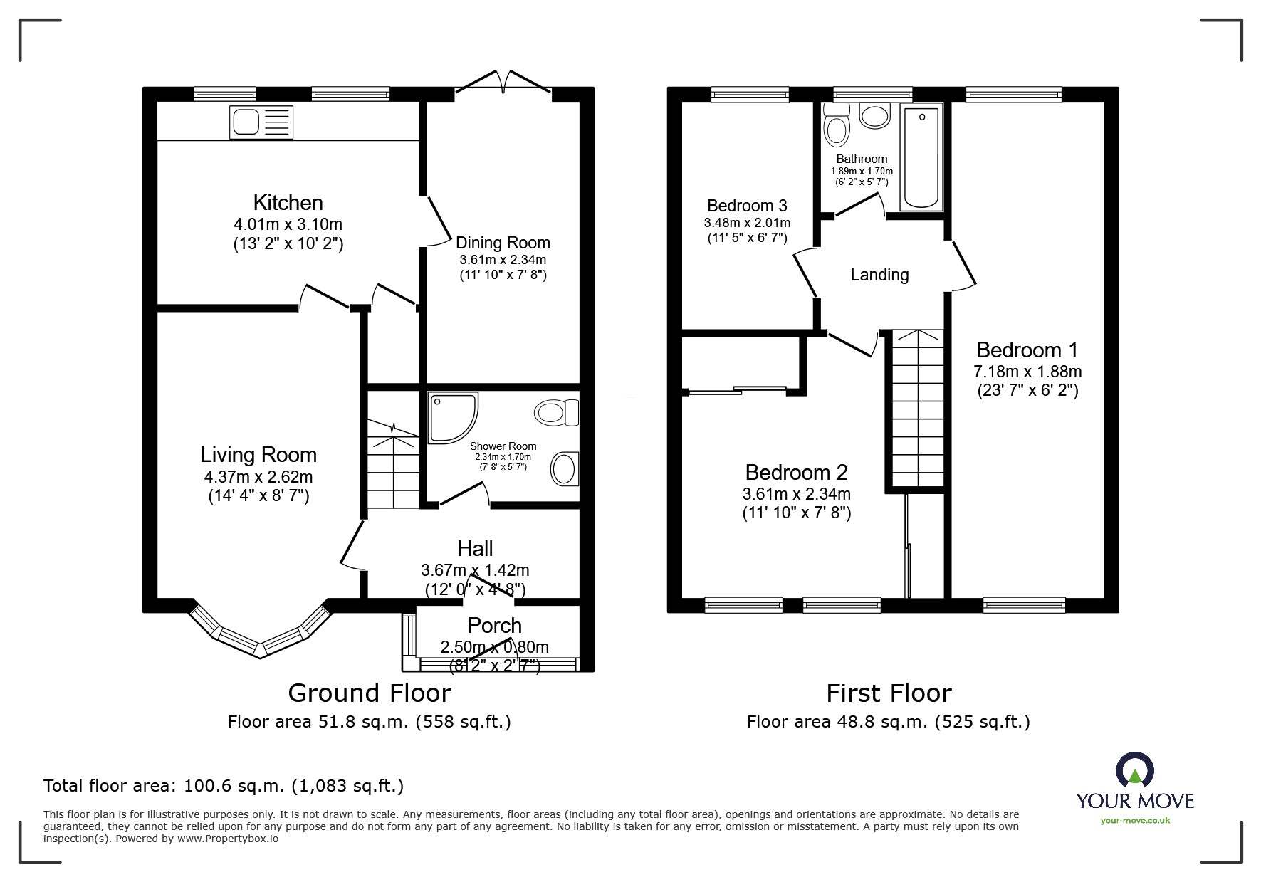 5, Keats Close, Nuneaton floorplan