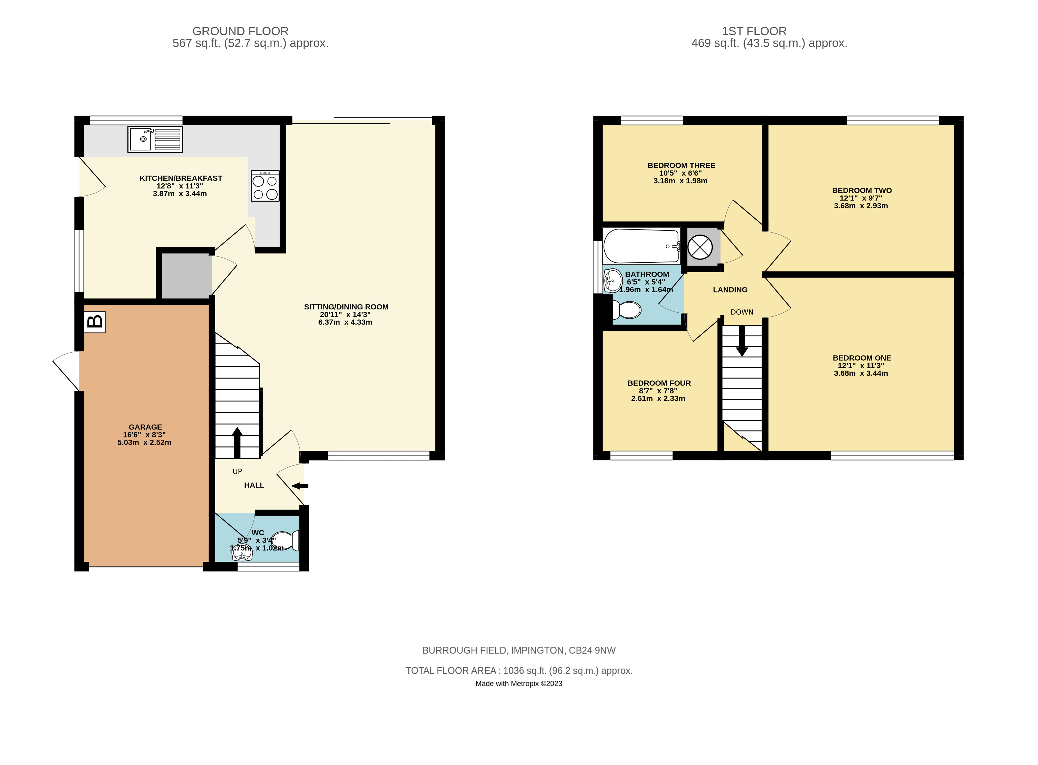 16, Burrough Field, CAMBRIDGE floorplan