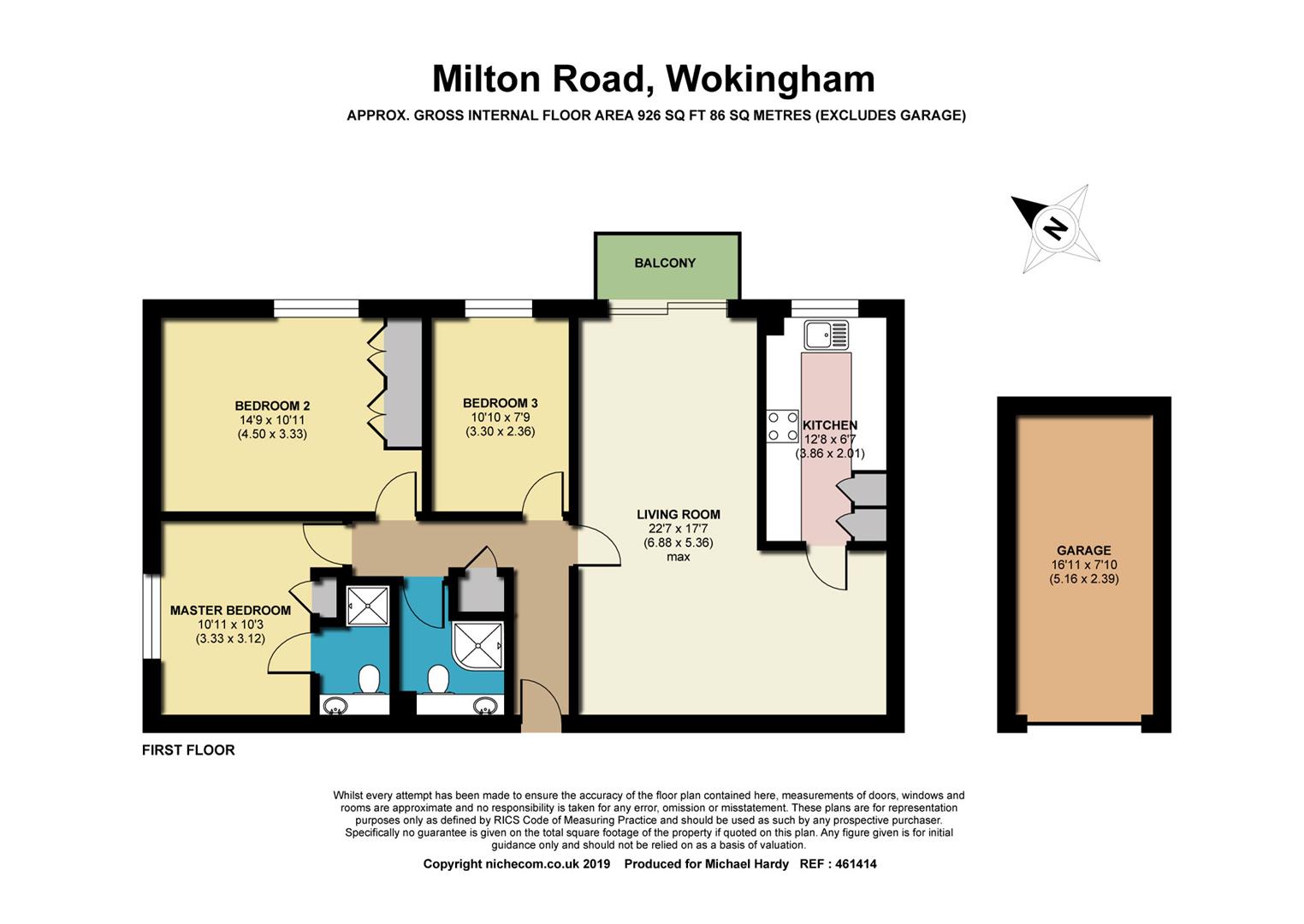 2 Bedrooms Flat for sale in Milton Road, Wokingham Berkshire RG40