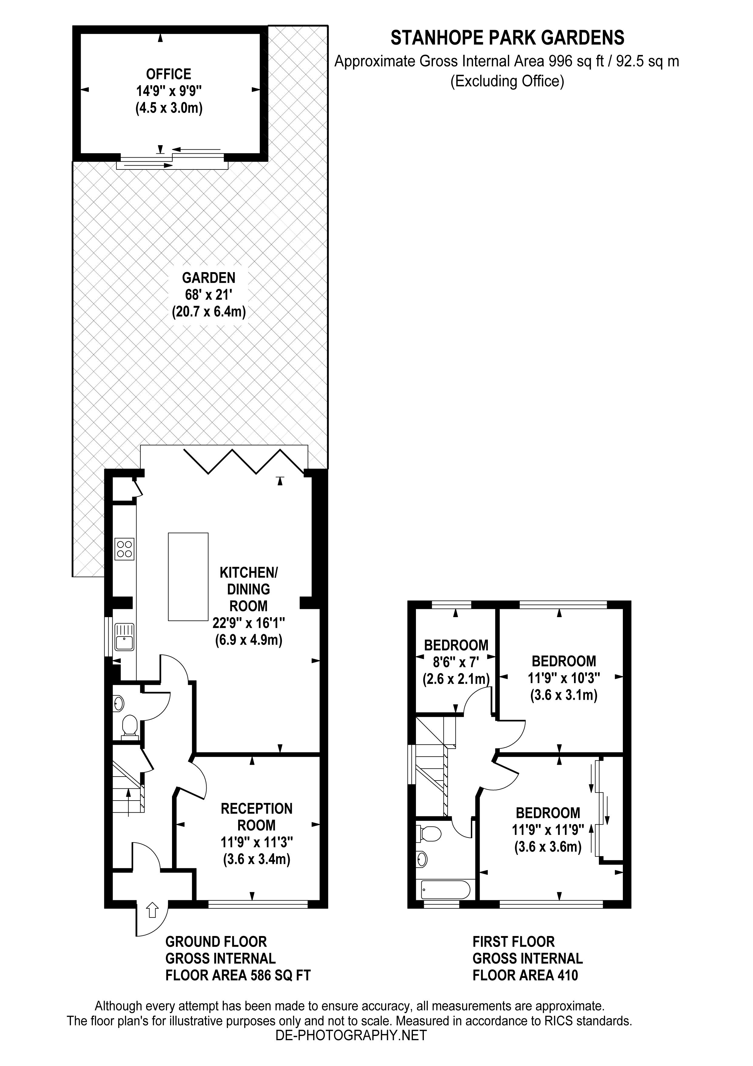 3 Bedrooms Semi-detached house for sale in Stanhope Park Road, Greenford UB6