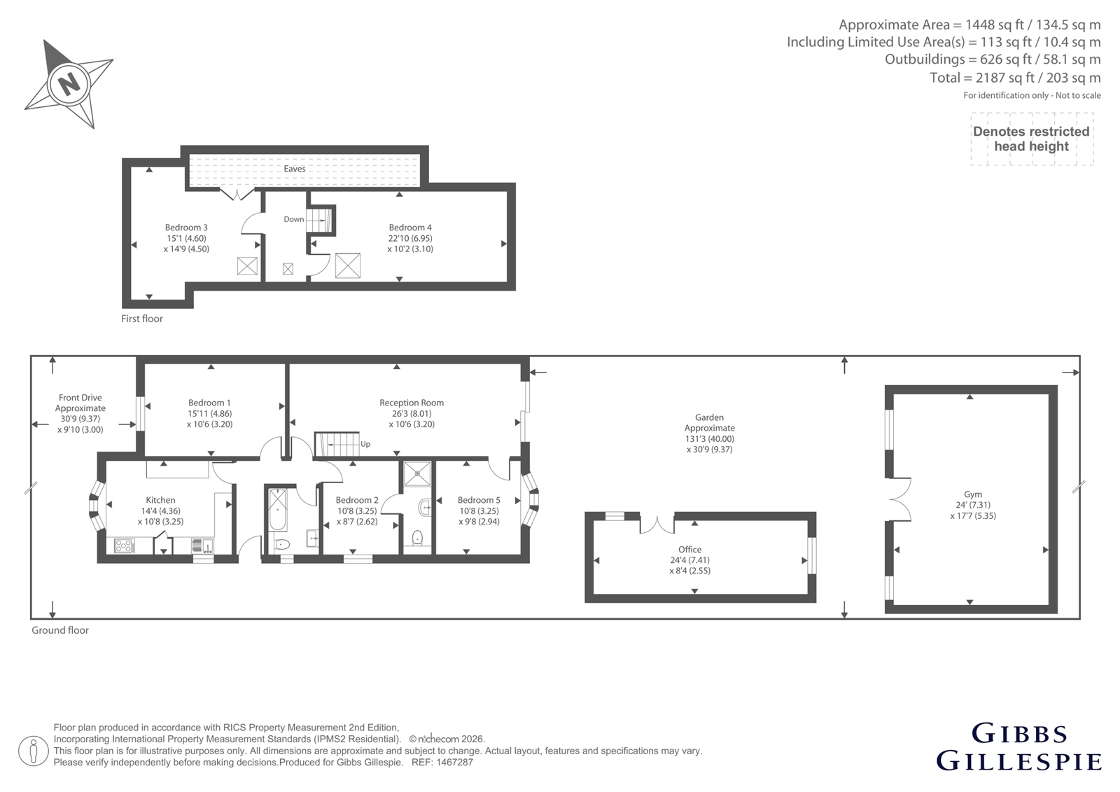 20, Nicholls Avenue, Middlesex floorplan