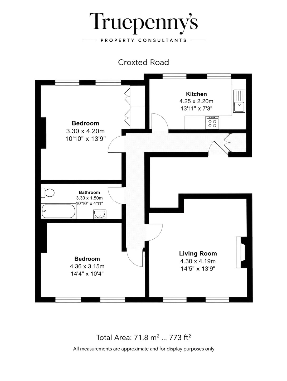114C, Croxted Road, London floorplan