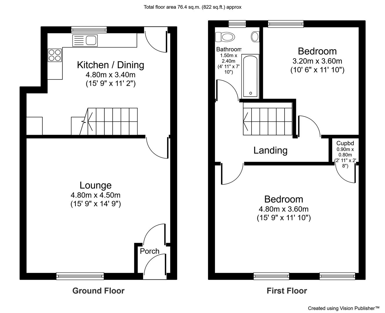 192, Whalley Road, Bury floorplan