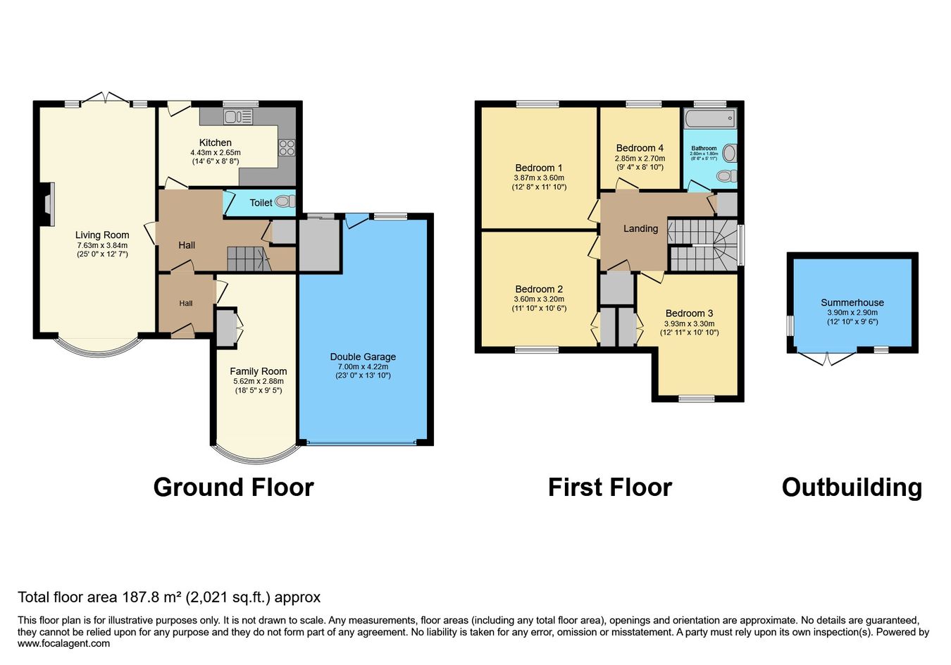 4, Swift Close, Crowborough floorplan