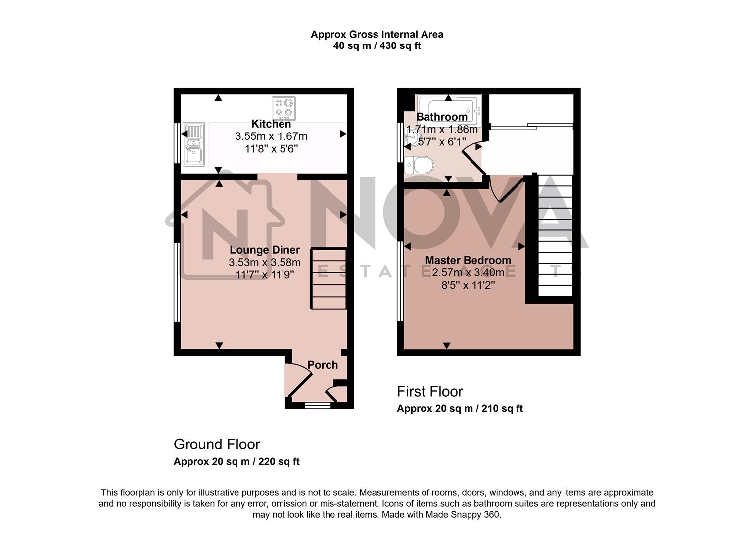 16, Gilderdale, Luton floorplan