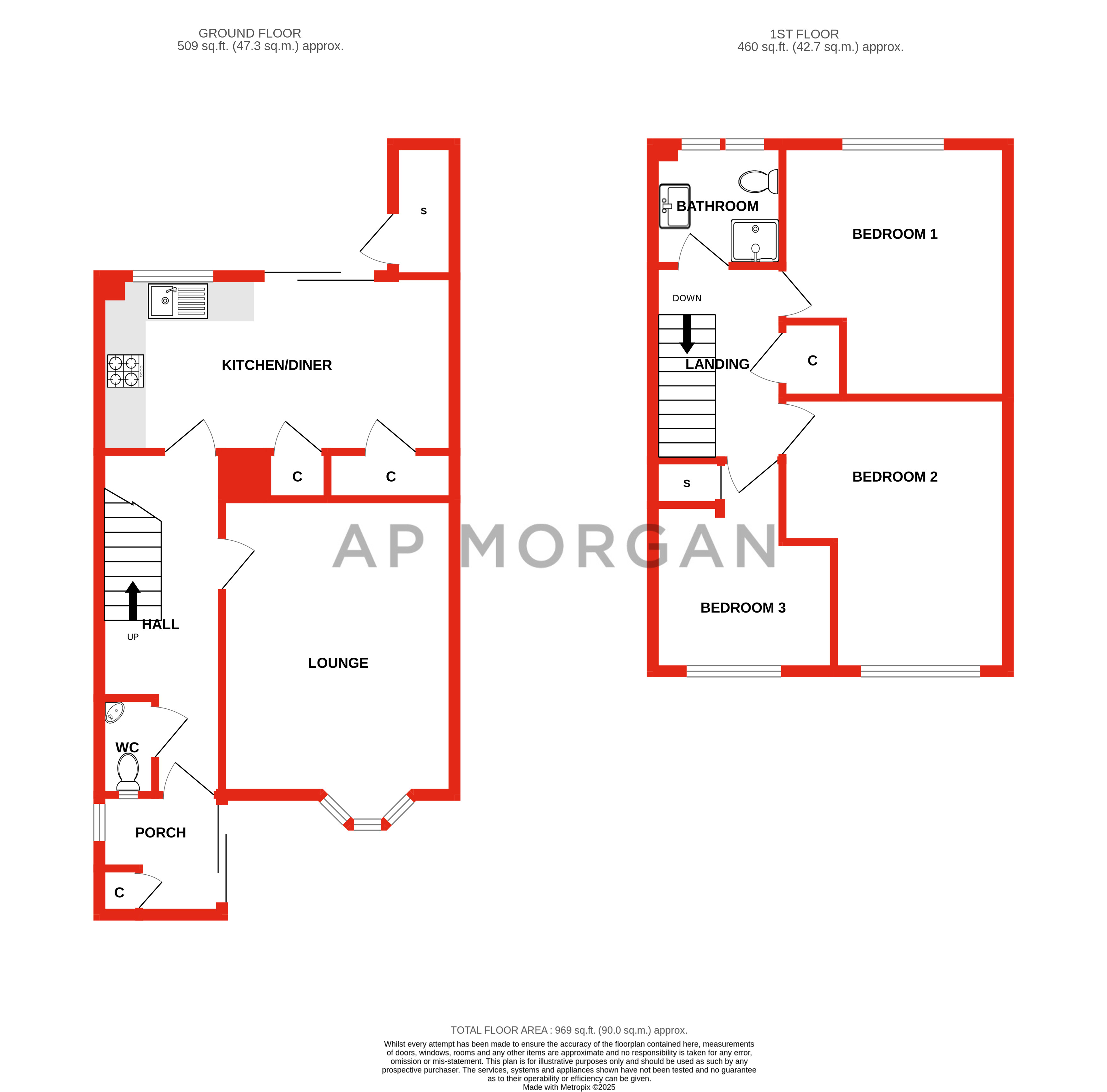 39, Red Hill Grove, West Midlands floorplan