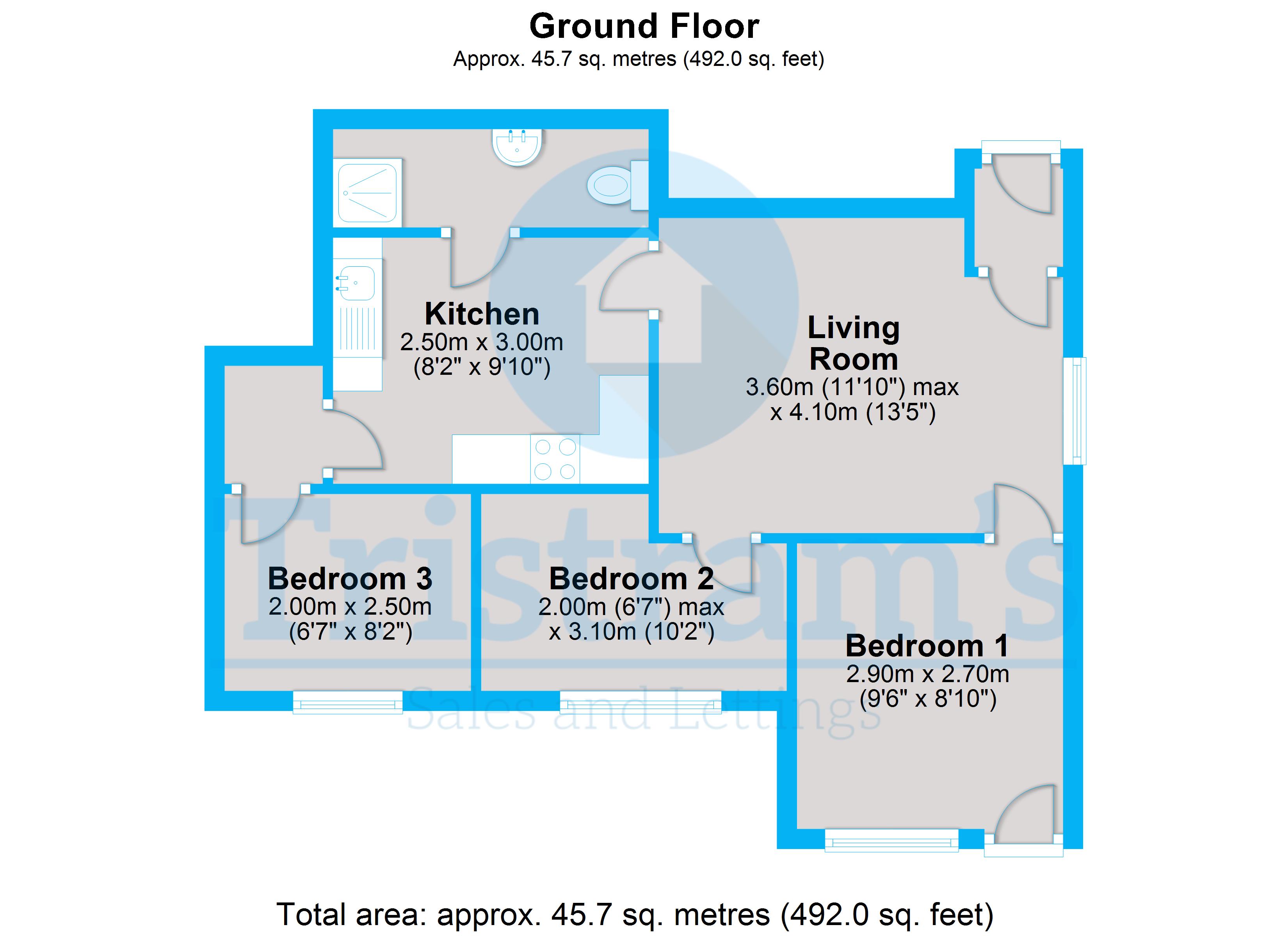 Flat 1, 148, Radford Boulevard, Nottingham floorplan