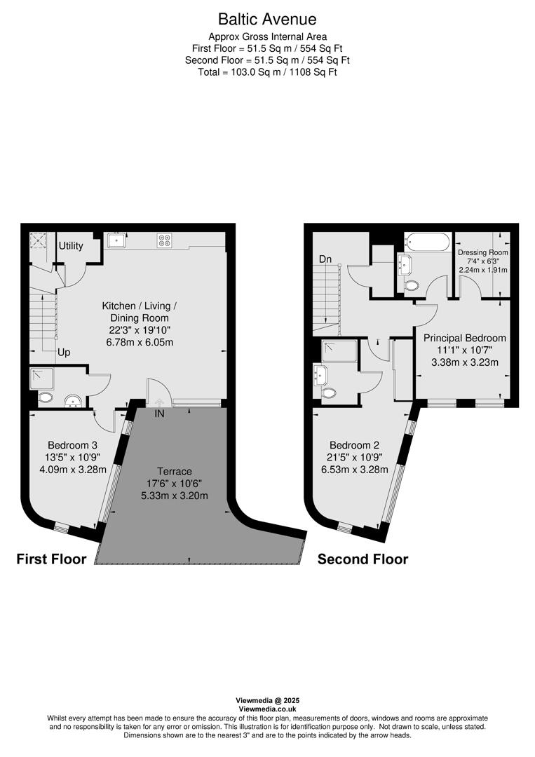 32, Baltic Avenue, Brentford floorplan