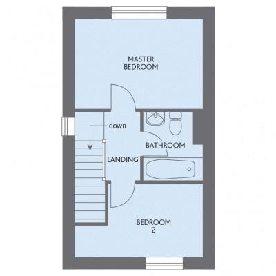 1, Gwarak Esels, Newquay floorplan