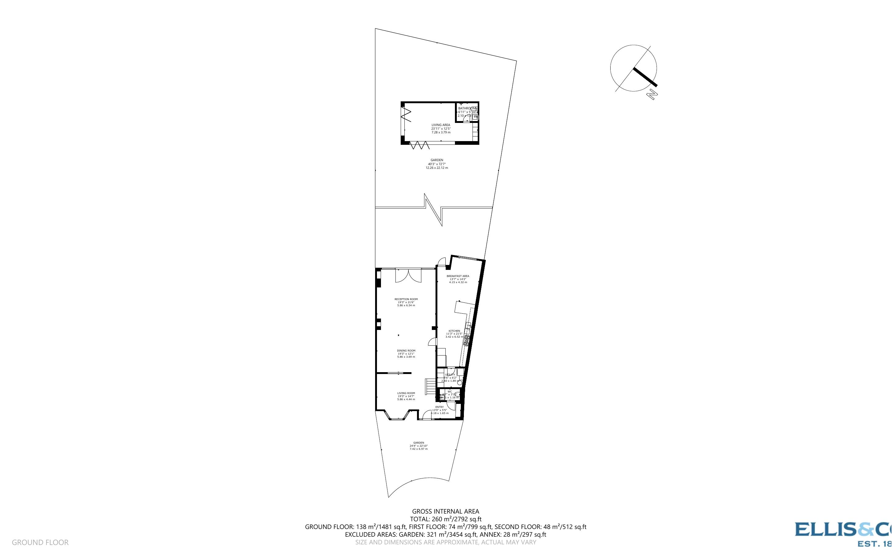 63, Ashness Gardens, Greenford floorplan