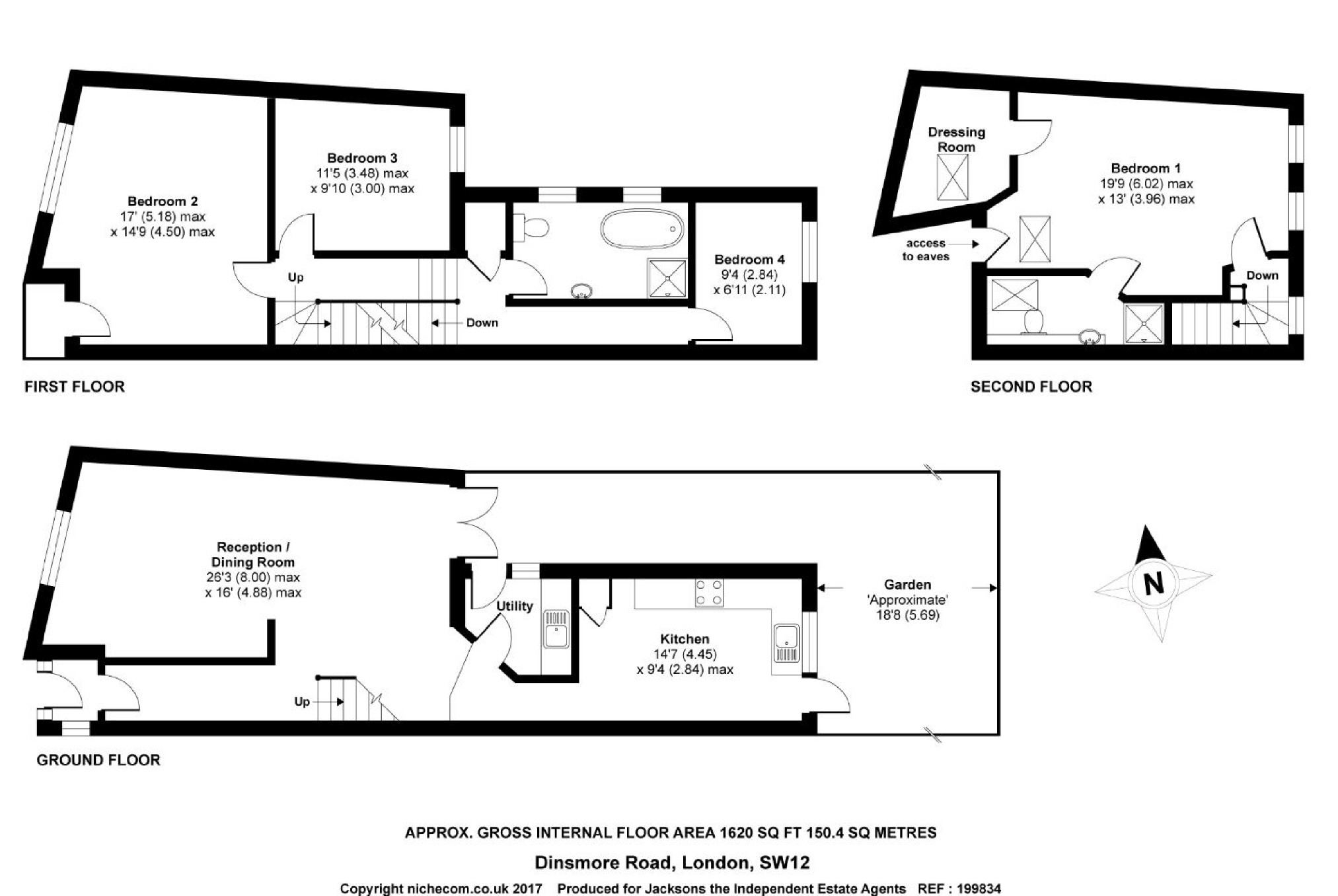 70, Dinsmore Road, London floorplan