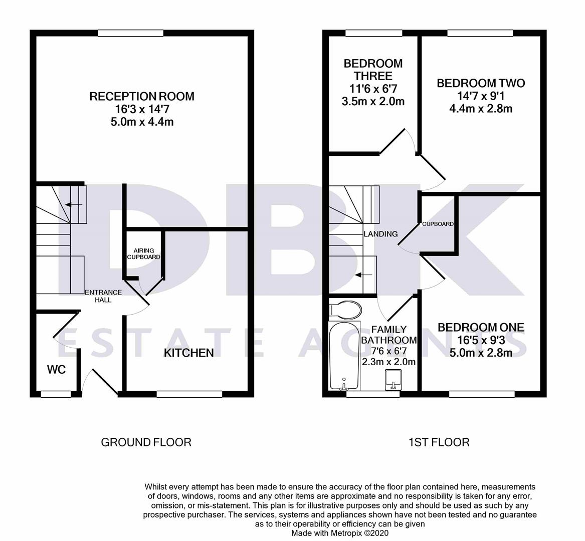 55, Convent Way, Southall floorplan