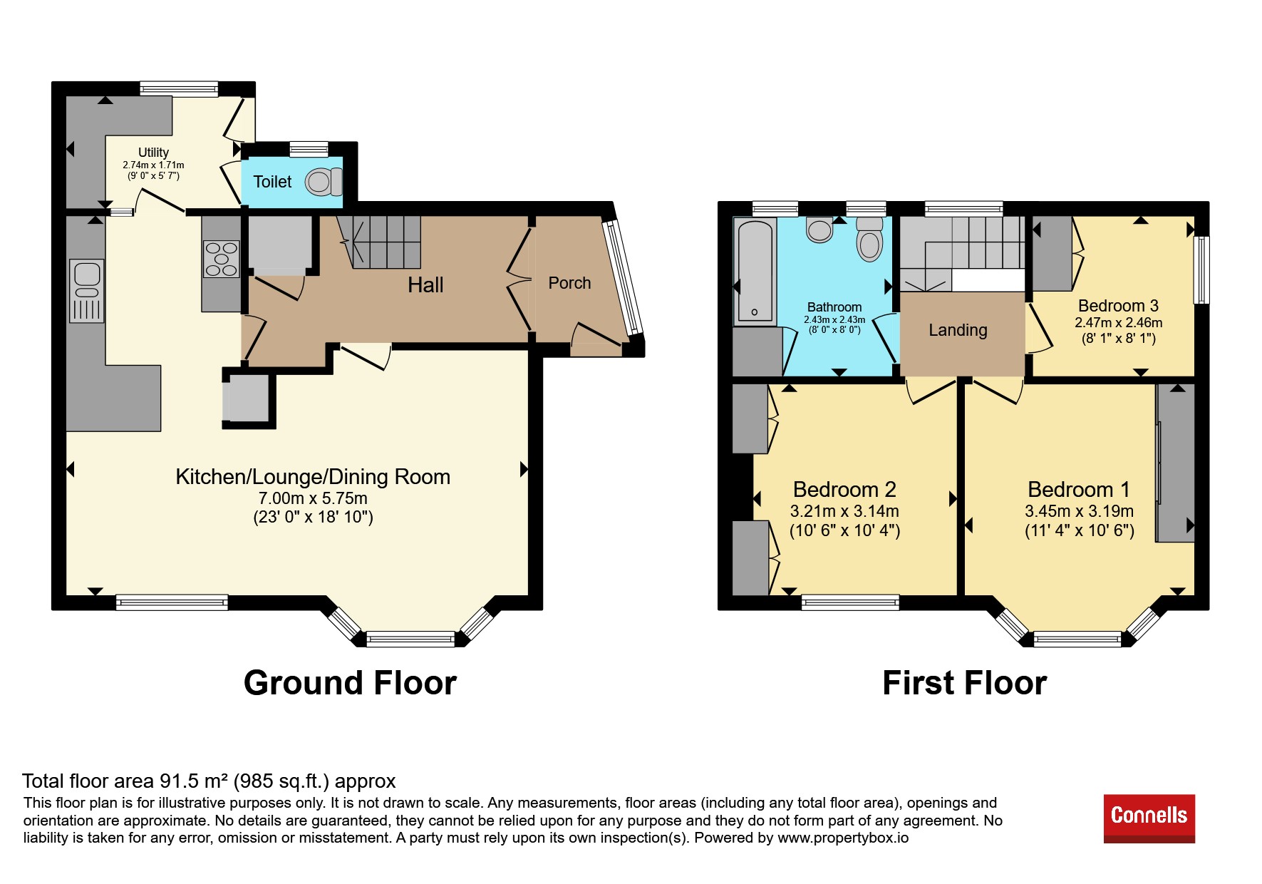 100, Coombe Road, Paignton floorplan