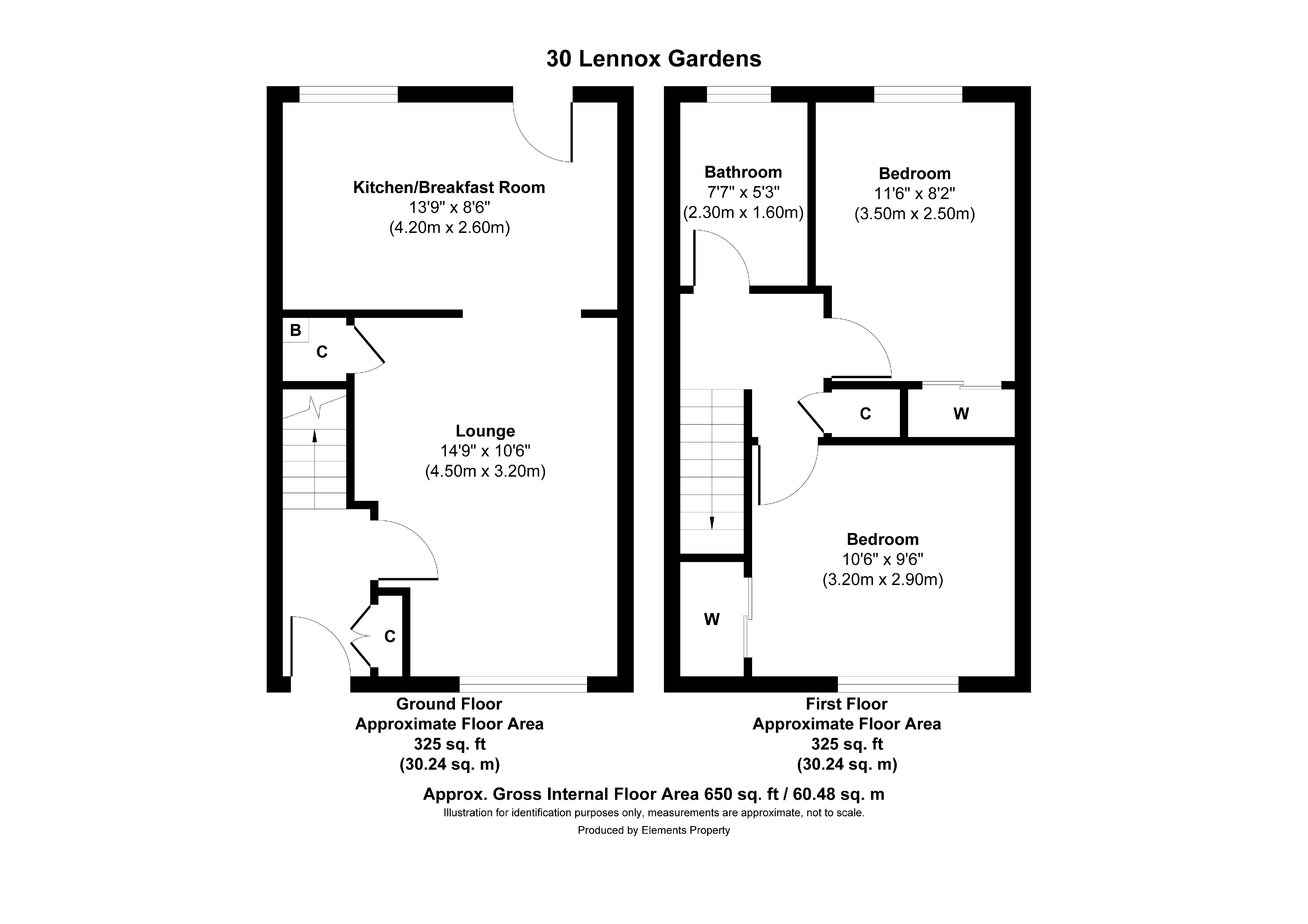Lennox Gardens, Linlithgow EH49, 2 bedroom semidetached house for sale