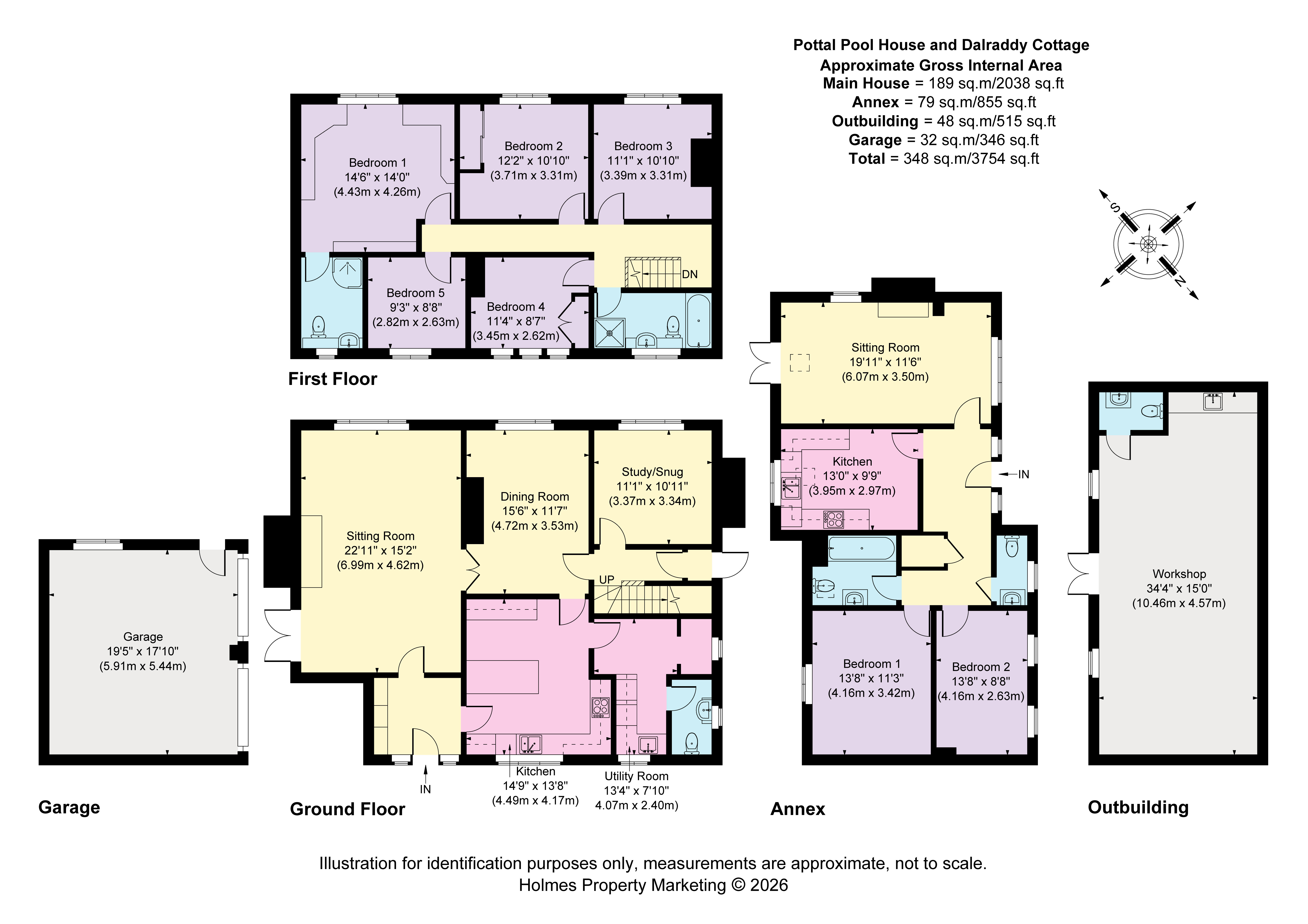 Pottal Pool, Stafford floorplan