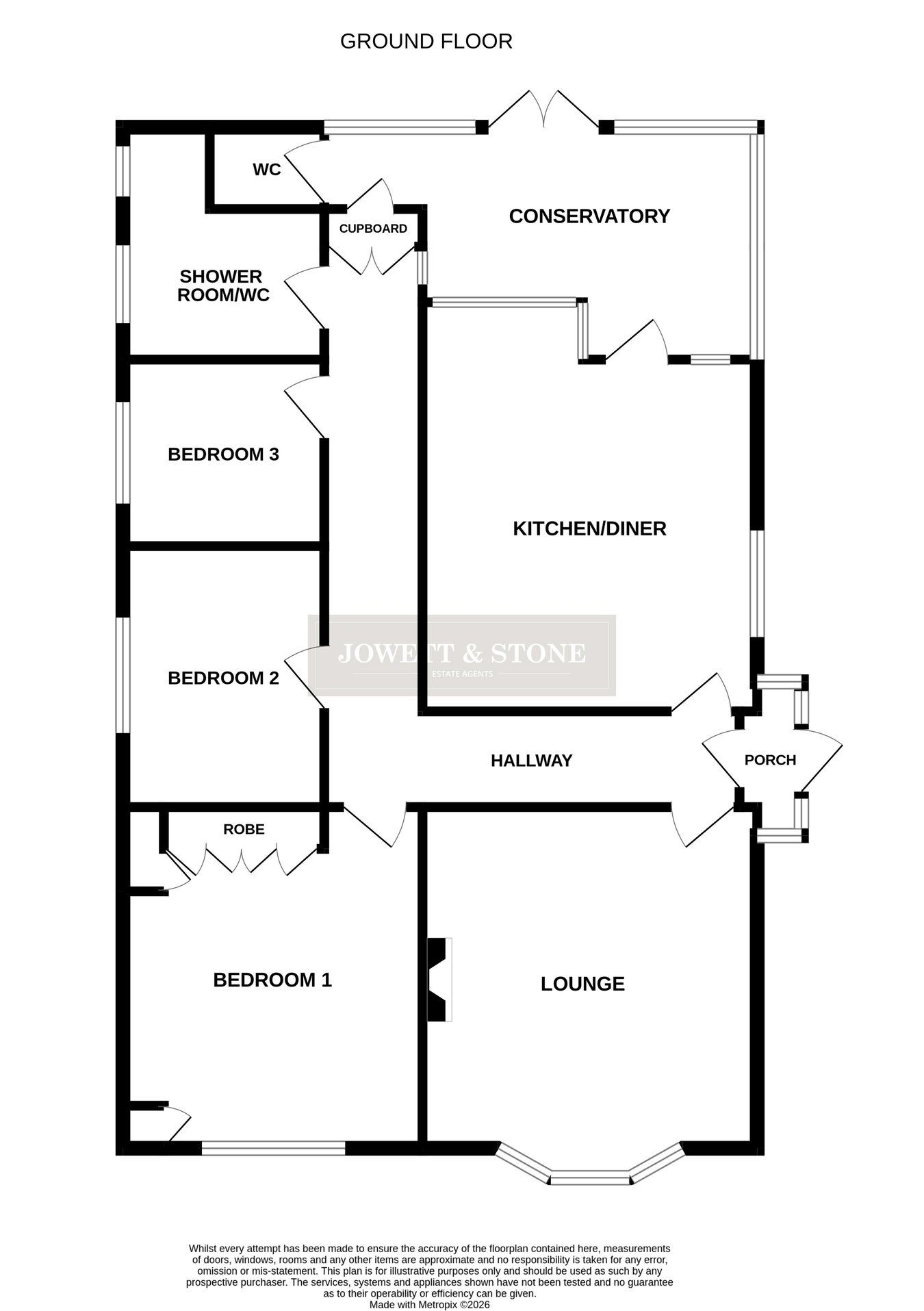 148, Little Glen Road, Leicester floorplan