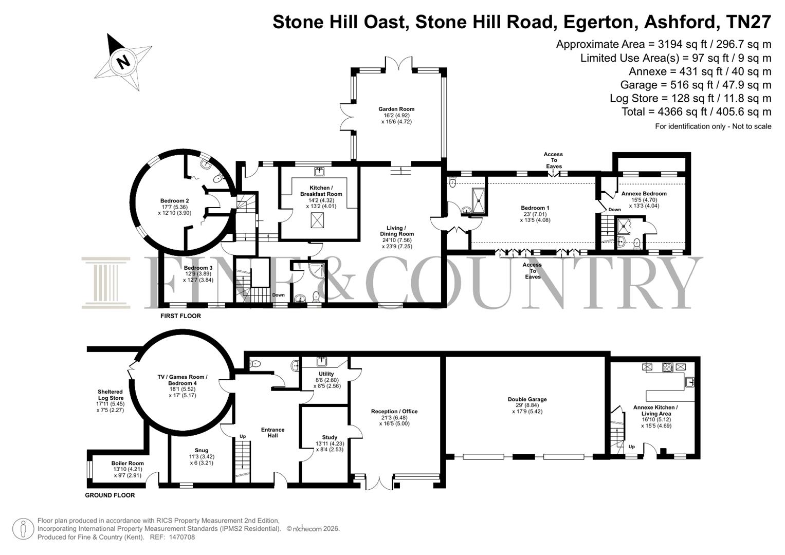 Stone Hill Oast, Stone Hill Road, Ashford floorplan