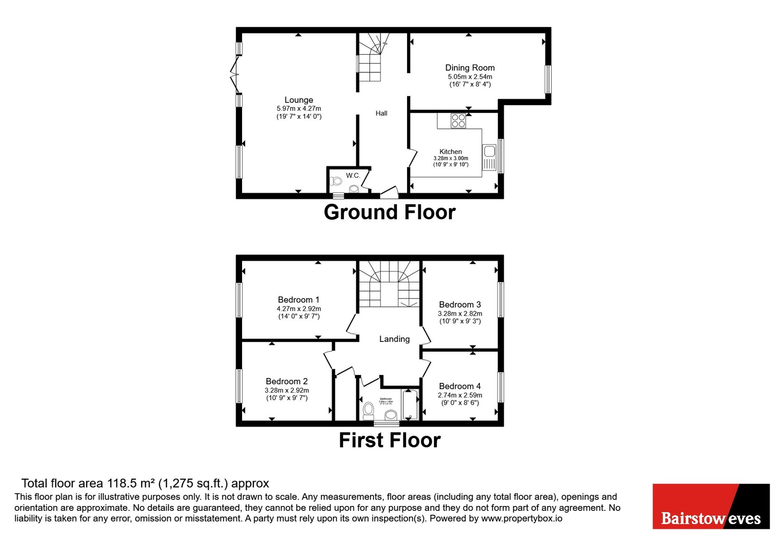 Fairlight,, East End Road, Southminster floorplan
