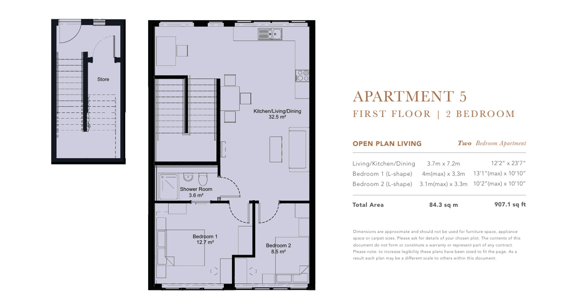 Plot 5 8 Hawker, Hawkinge floorplan