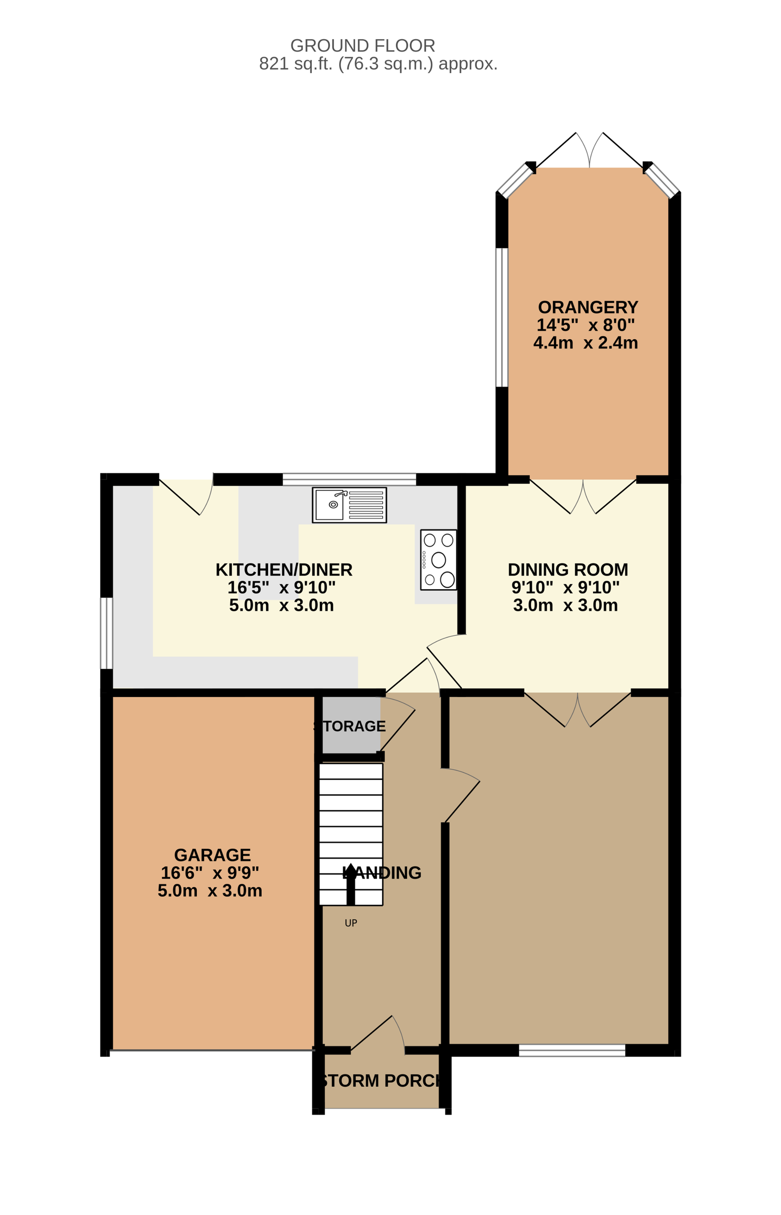 1, Brisbane Way, Cannock floorplan