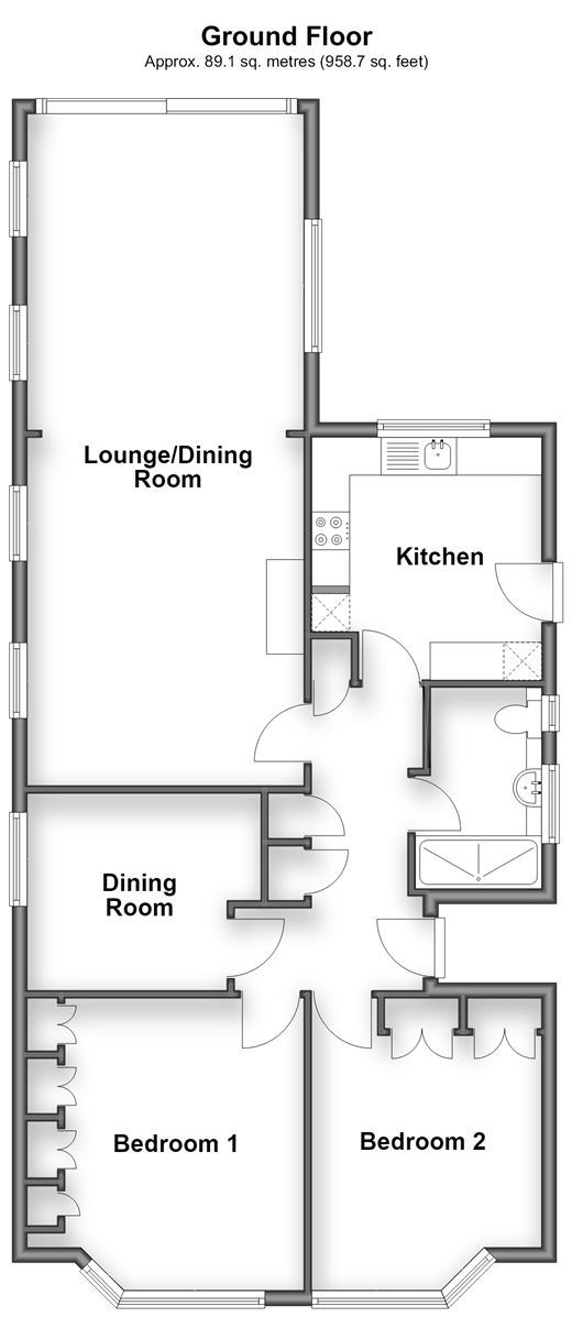 Irwin Drive, Horsham floorplan