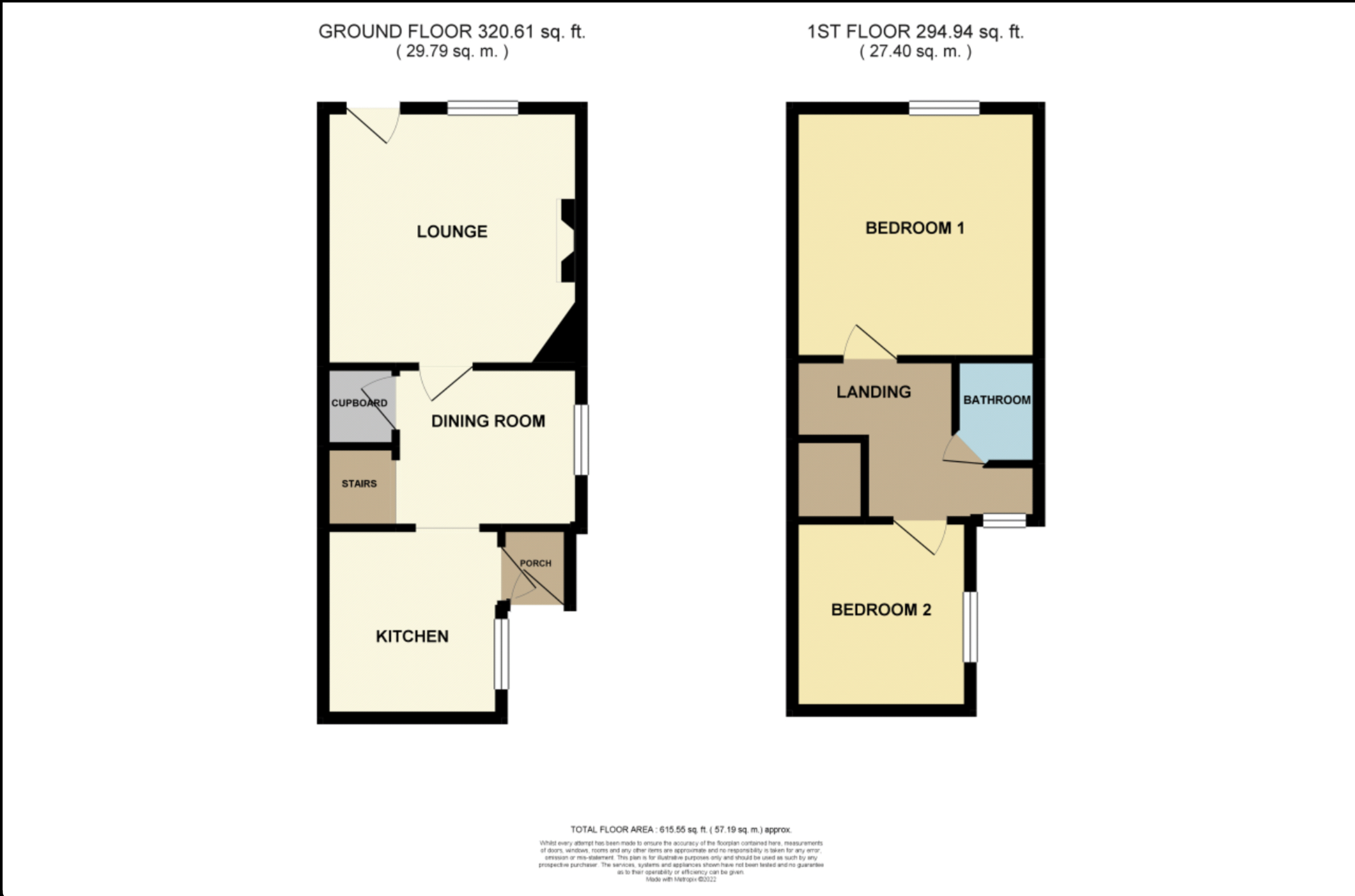 Sheffield Road, Killamarsh, Sheffield S21, 2 bedroom terraced house for