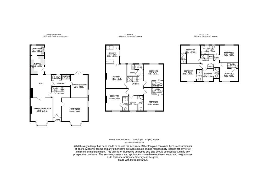 Holway House, Holway Road, Sheringham floorplan