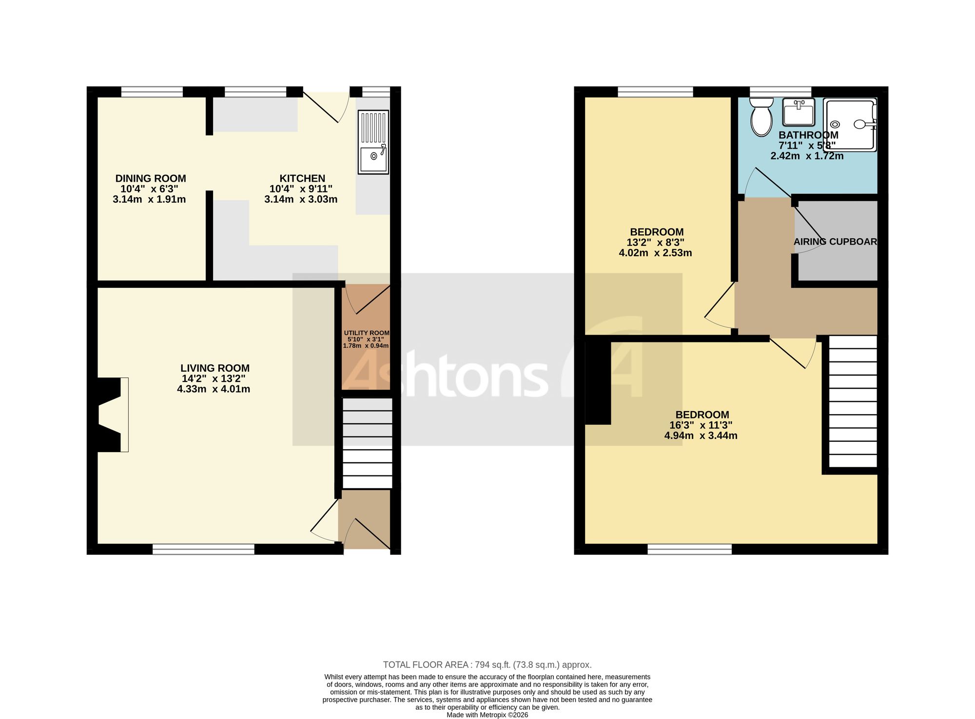 2 Edward Street, Leigh floorplan