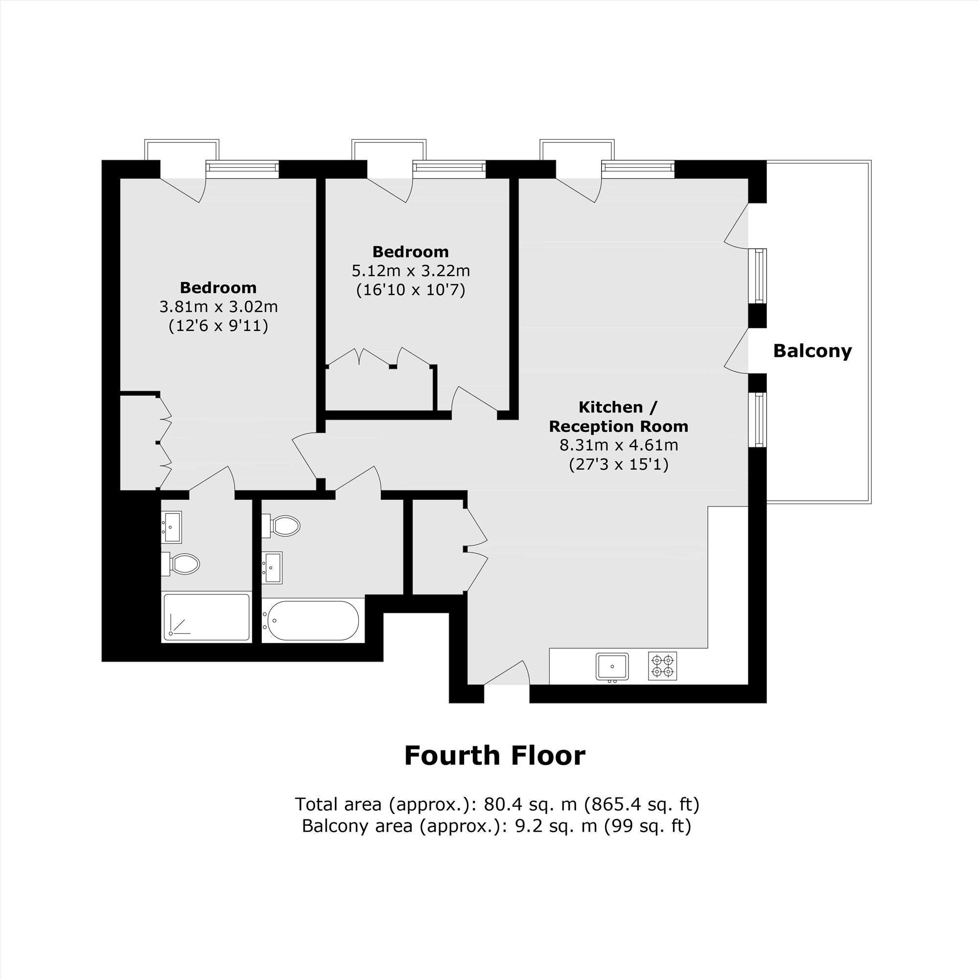 23 John Cabot House, 6, Clipper Street, London floorplan