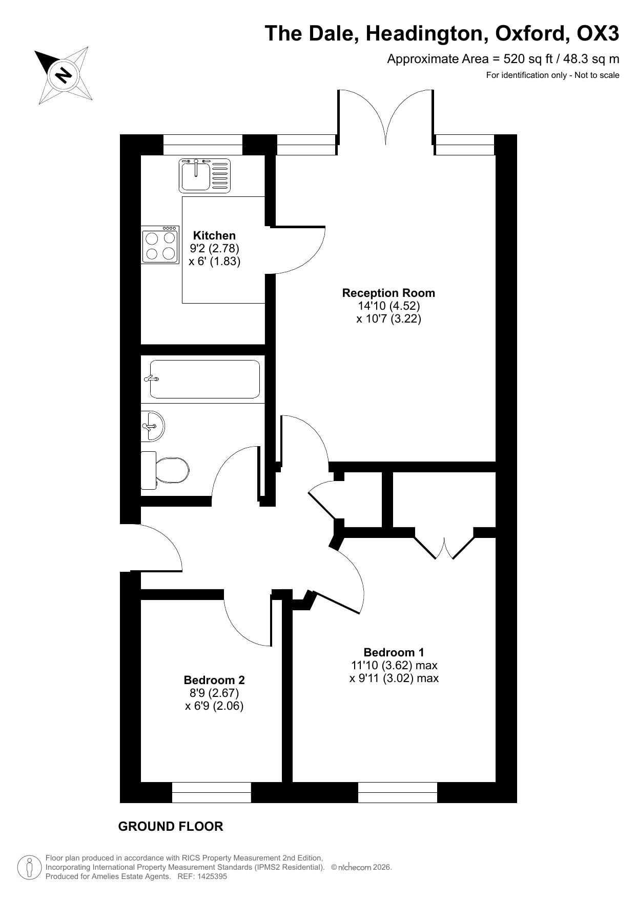 20, The Dale, Oxford floorplan