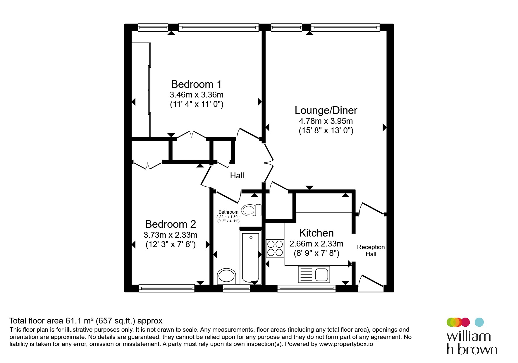 35 Barclay Court, Park View, HODDESDON floorplan