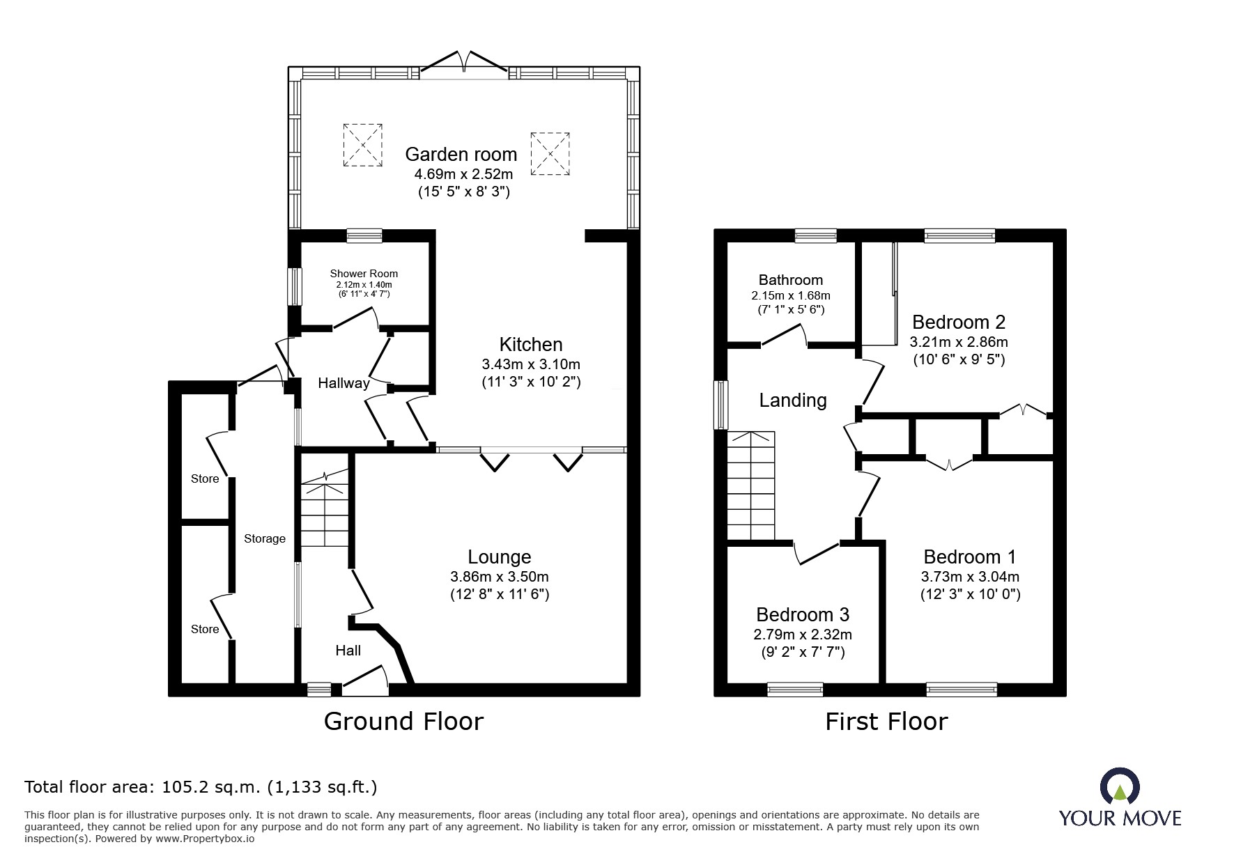 Beauvale Drive, Derbyshire floorplan