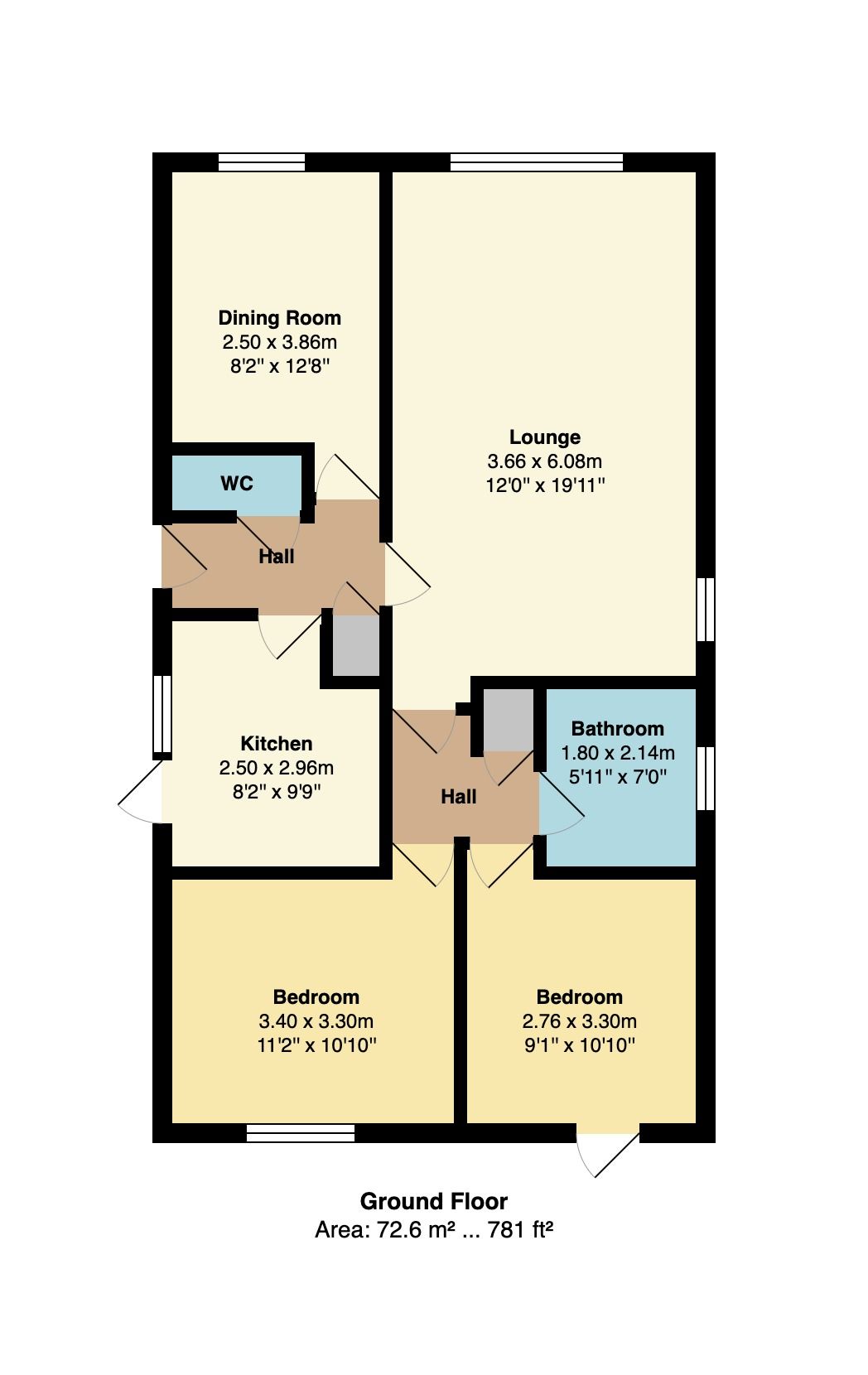 1, Marlborough Close, Bury floorplan