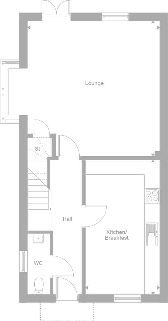 4 Bedrooms Semi-detached house for sale in 