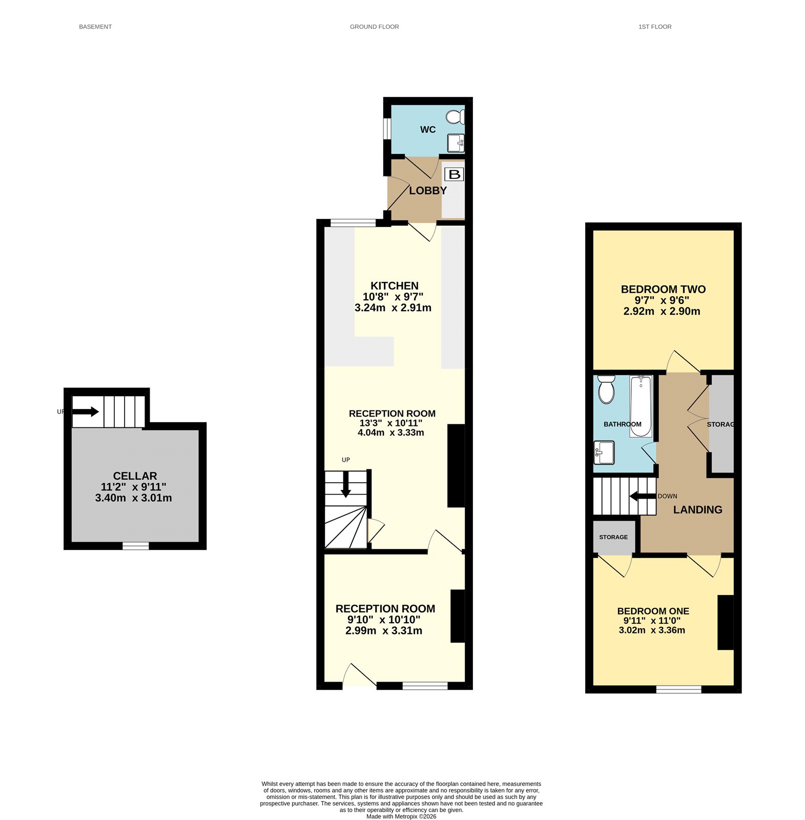 60, Wood Street, Worcestershire floorplan