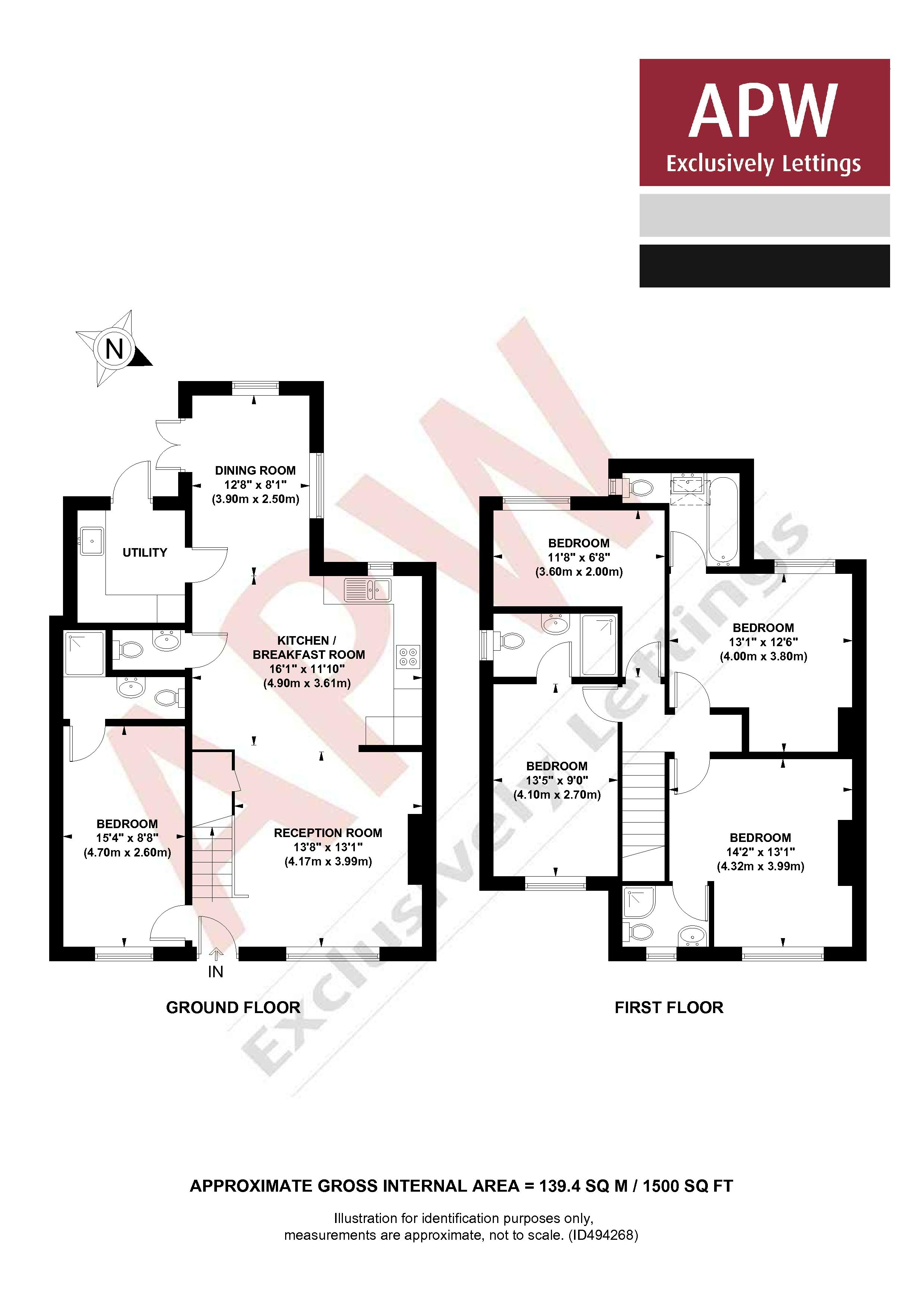 4 Bedrooms Semi-detached house to rent in Northfield Road, Cobham KT11