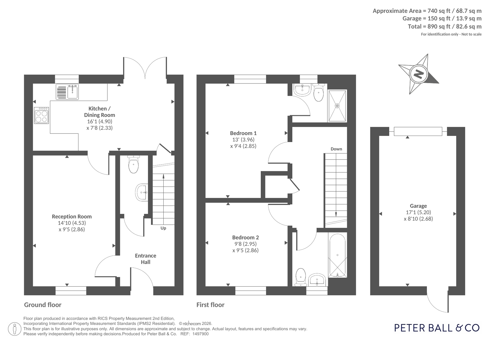 18, Starling Road, Tewkesbury floorplan