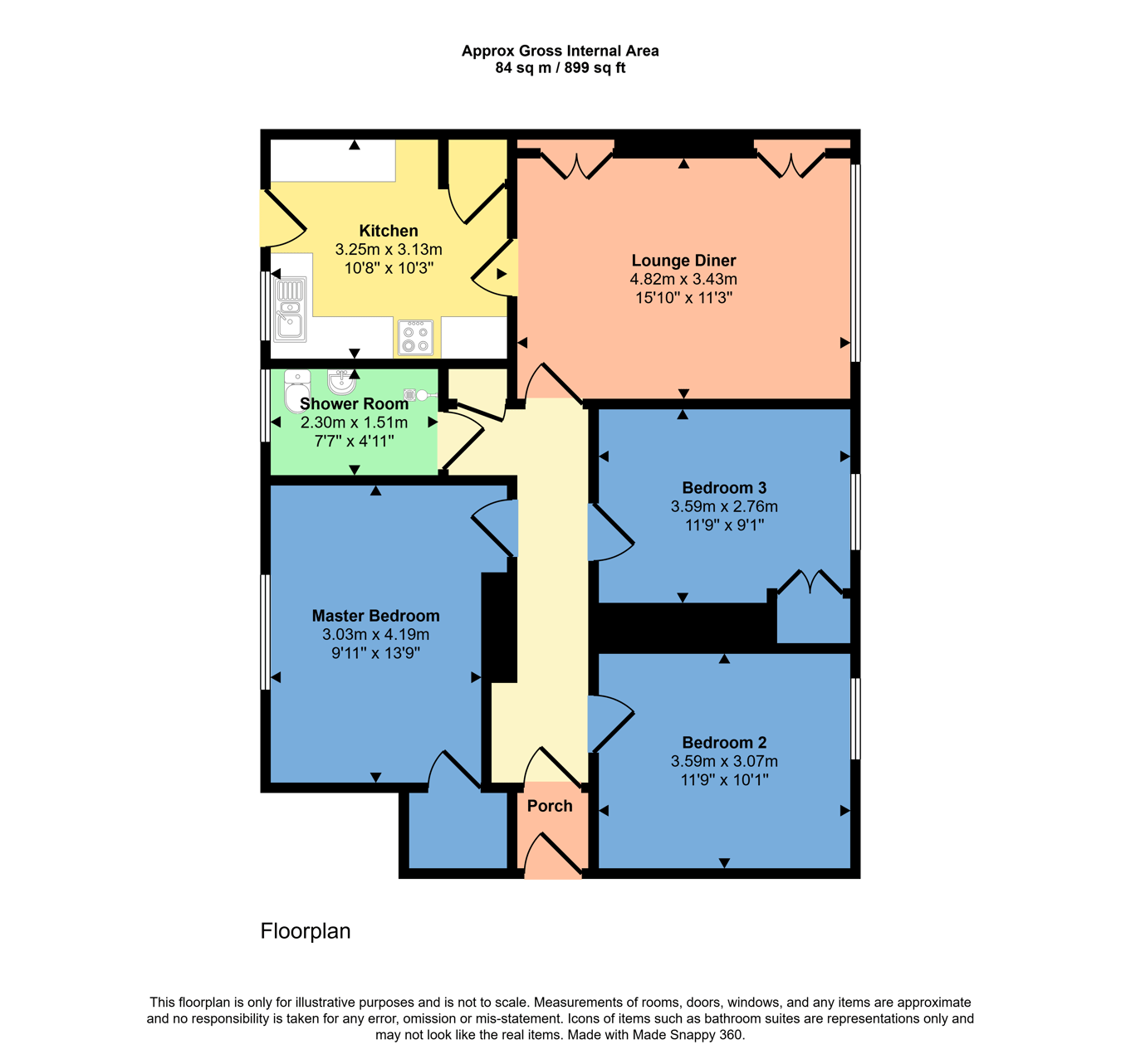 Kirkland Walk, Leven floorplan