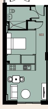 Abbey Row, Apartment 603, Devon Street, Liverpool floorplan