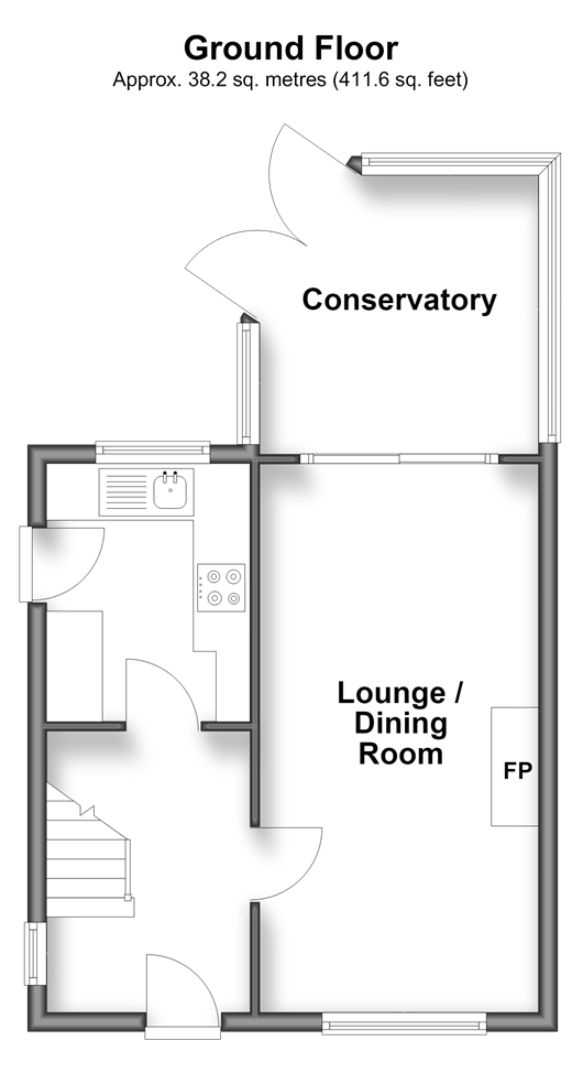 Wolsey Crescent New Addington, Croydon floorplan