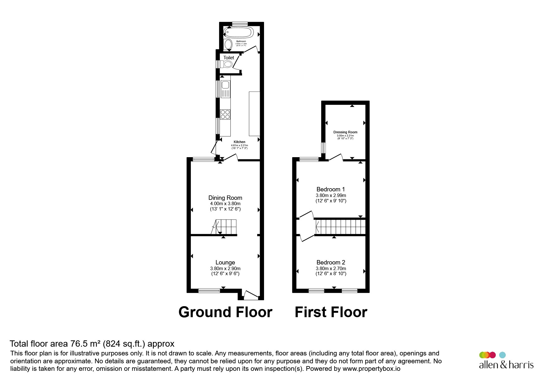 7, Chester Street, Cardiff floorplan