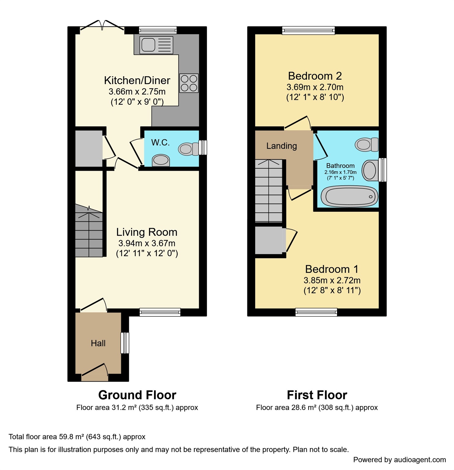 11, Chillingham Road, Winsford floorplan