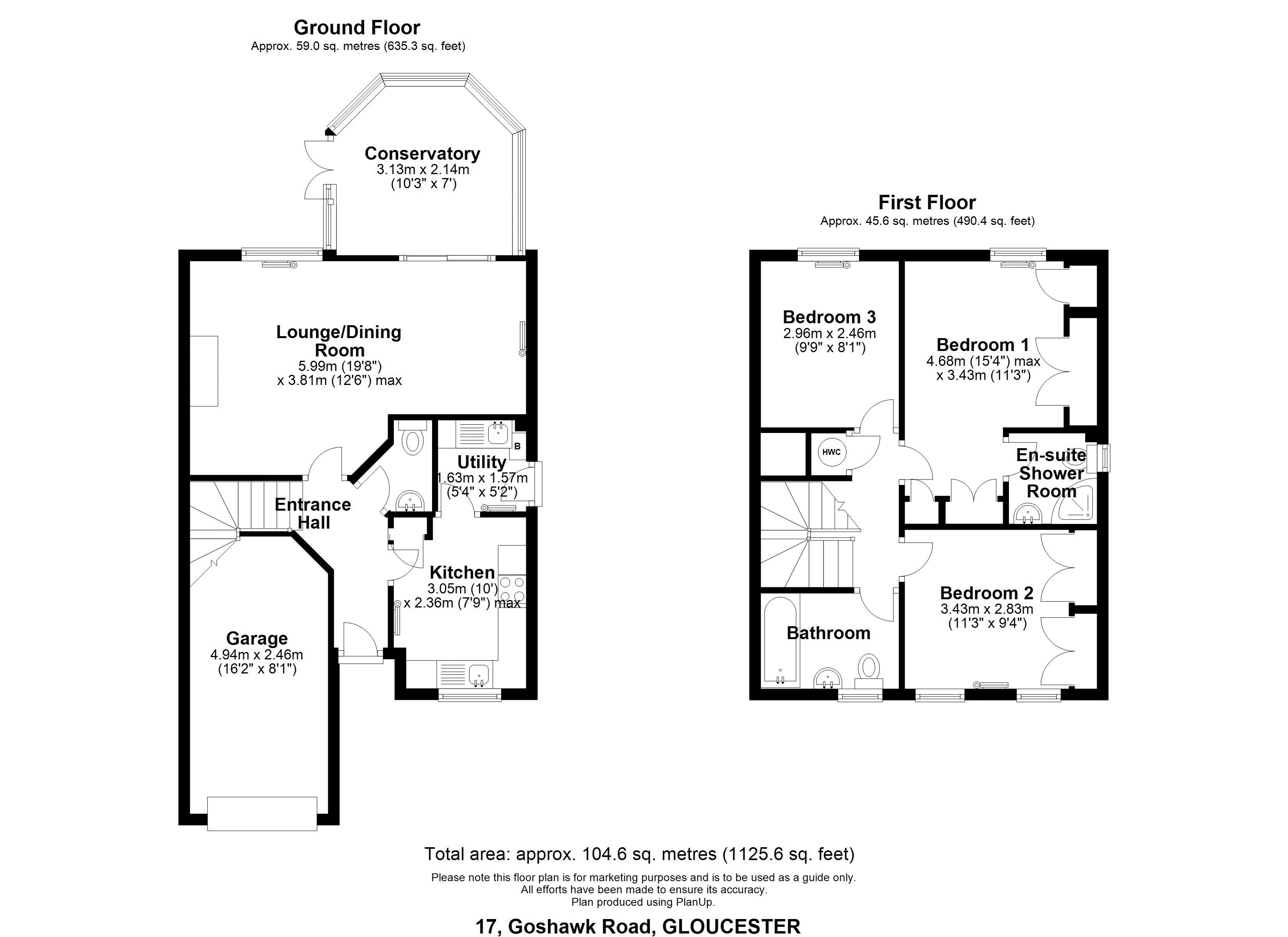 3 Bedrooms Detached house for sale in Goshawk Road, Quedgeley, Gloucester GL2
