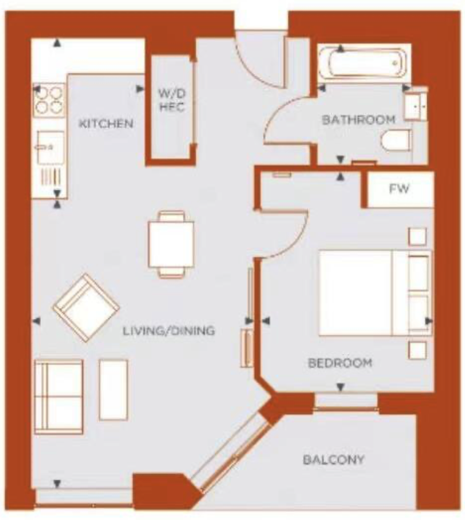 Daneland Walk, London floorplan