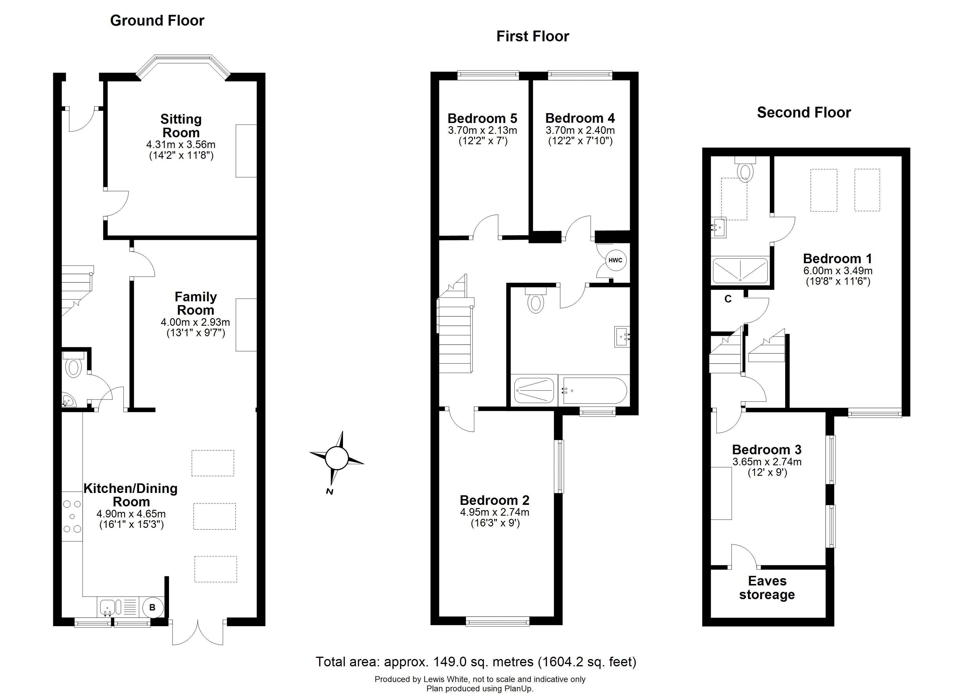 5 Bedrooms Semi-detached house for sale in Albion Road, Reigate, Surrey RH2
