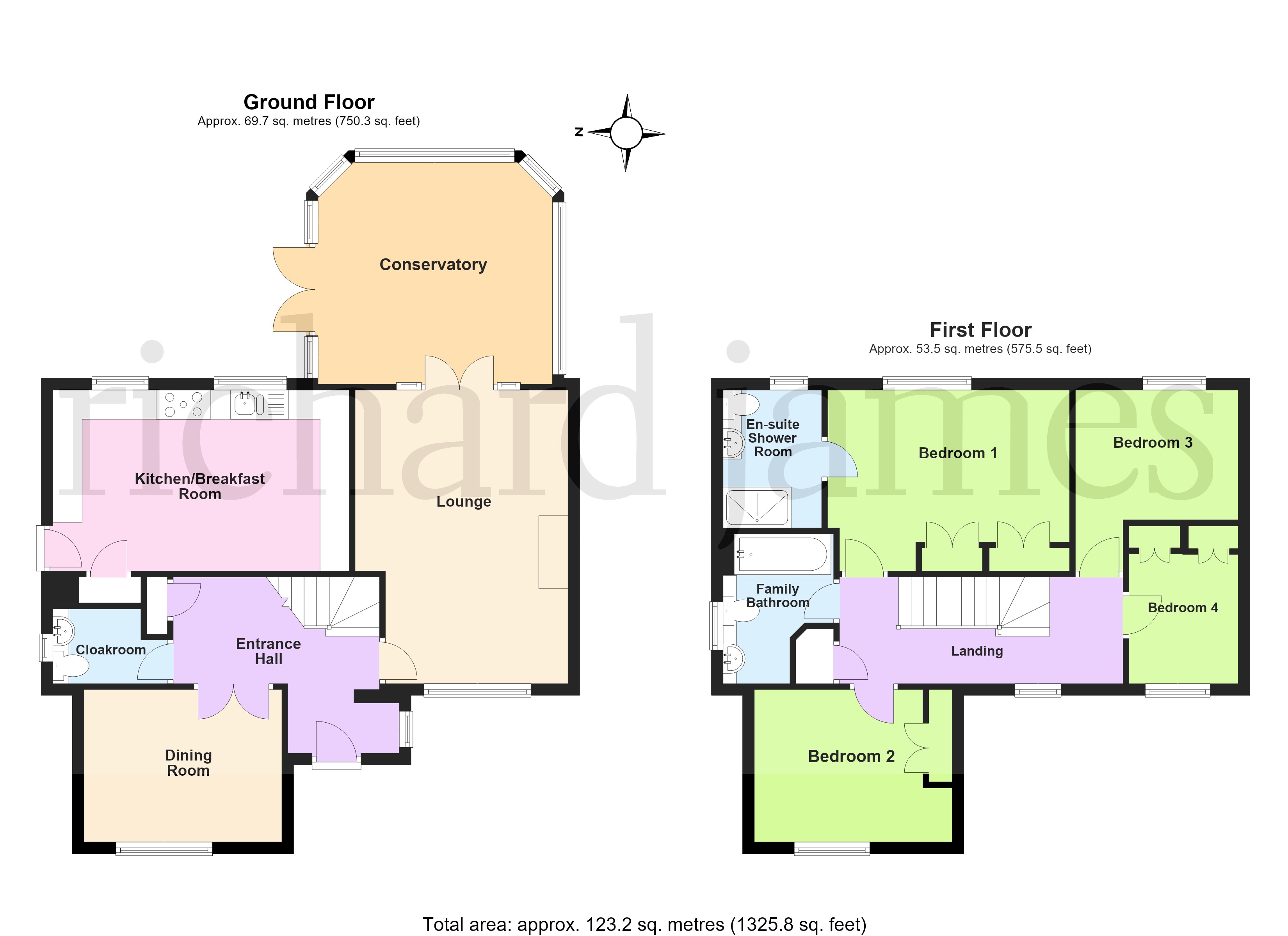 21, Cleburne Close, Wellingborough floorplan