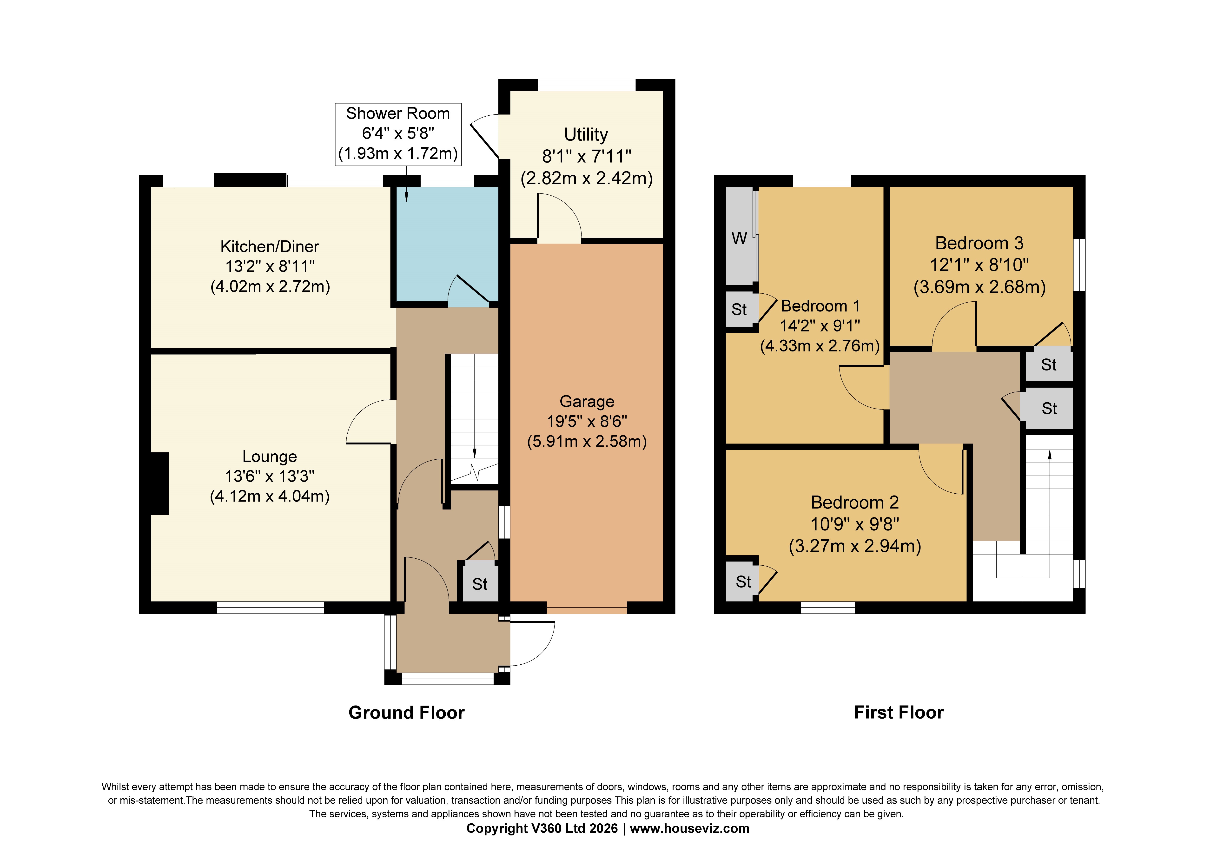 Muir Street, Stenhousemuir floorplan