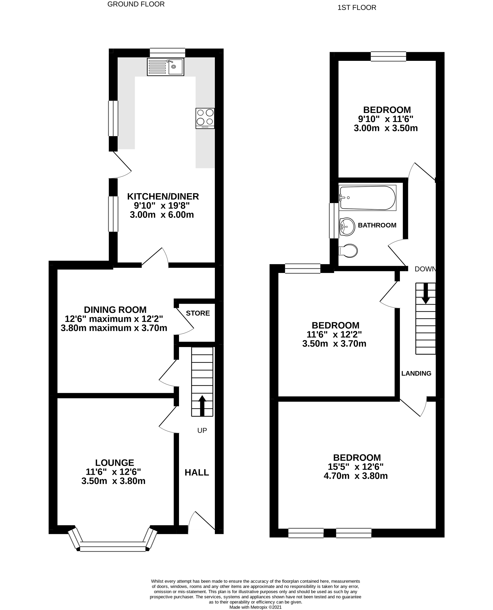 13, Carlton Street, Manchester floorplan