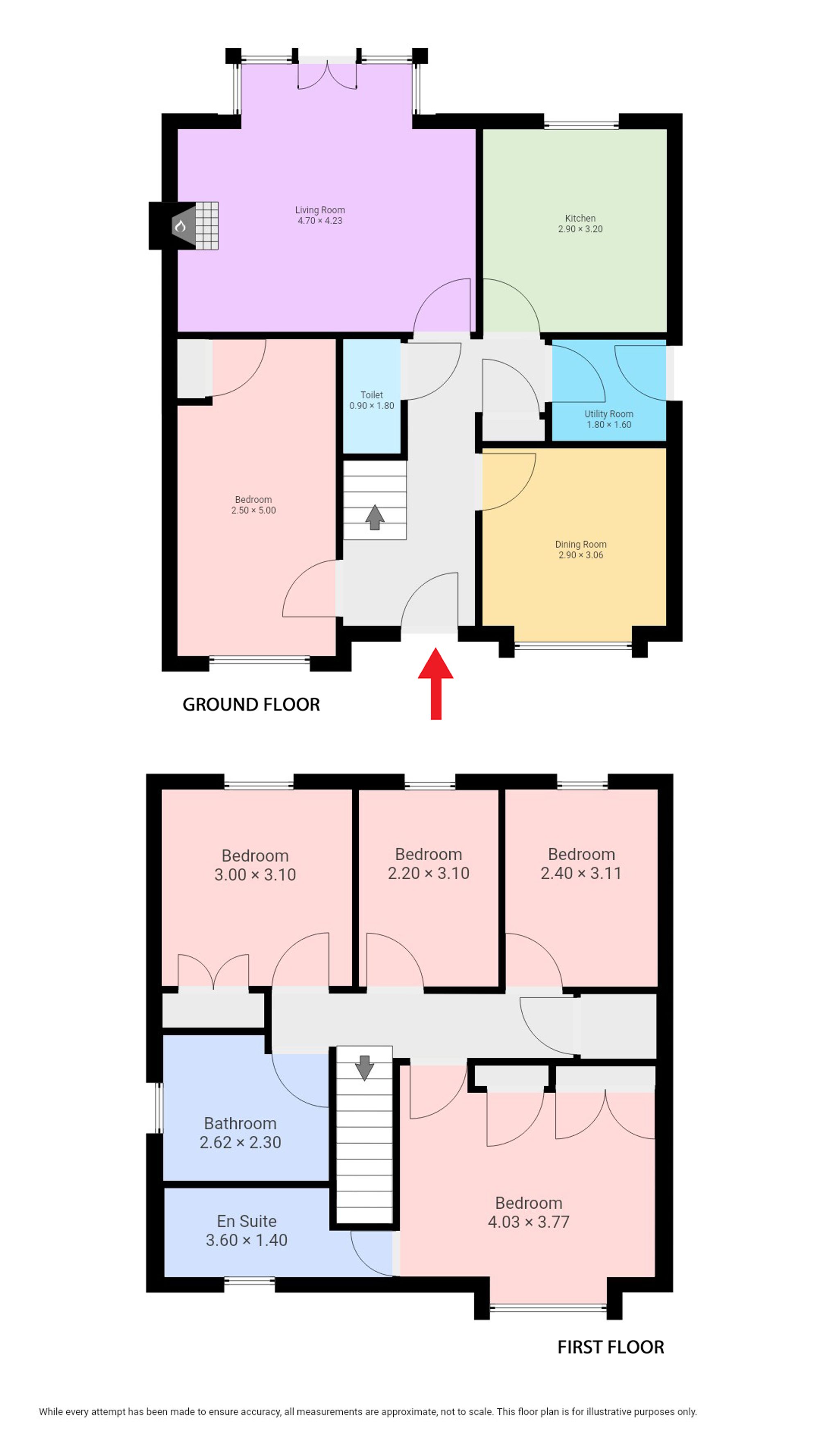1 Craig Place, Carluke floorplan